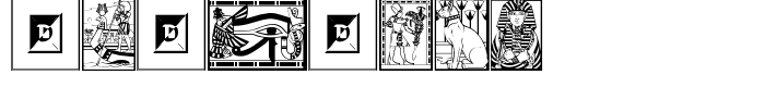 предпросмотр шрифта Egyptian