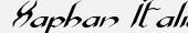 шрифт Xaphan Italic