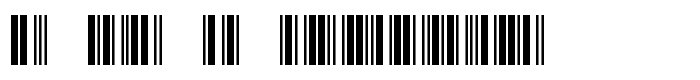 предпросмотр шрифта 3 of 9 Barcode