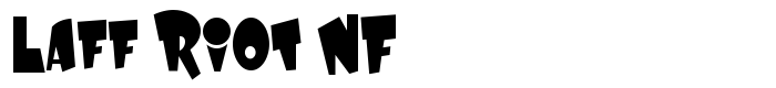 шрифт Laff Riot NF
