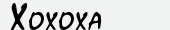 шрифт Xoxoxa