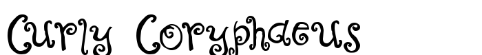 шрифт Curly Coryphaeus