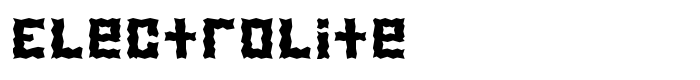 шрифт Electrolite