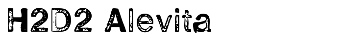 шрифт H2D2 Alevita