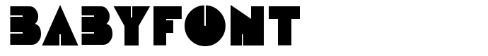 шрифт BabyFont