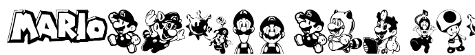 предпросмотр шрифта Mario and Luigi