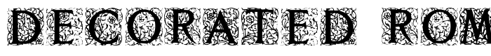 шрифт Decorated Roman Initials