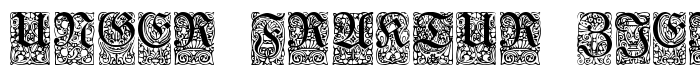 предпросмотр шрифта Unger-Fraktur Zierbuchstaben