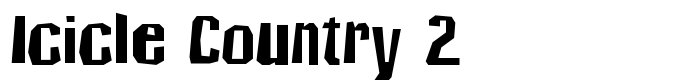 шрифт Icicle Country 2