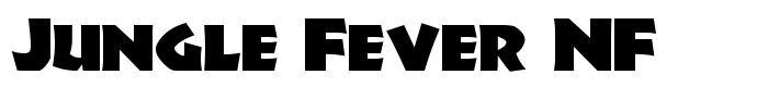 шрифт Jungle Fever NF