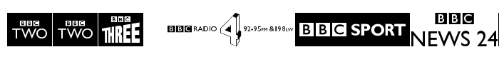 шрифт BBC logos