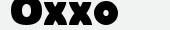 шрифт Oxxo