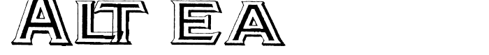 шрифт Altea