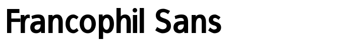 предпросмотр шрифта Francophil Sans