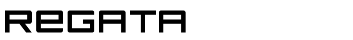 шрифт Regata