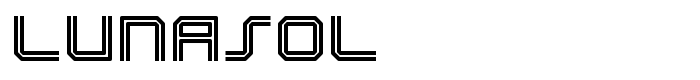 шрифт Lunasol