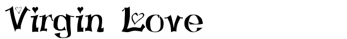 шрифт Virgin Love