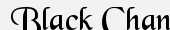 шрифт Black Chancery