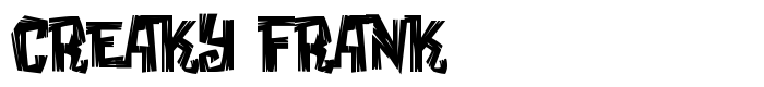 шрифт Creaky Frank