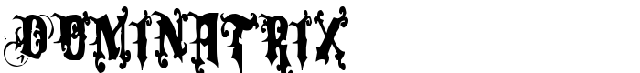 шрифт Dominatrix