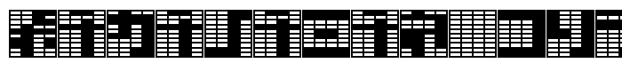 скачать шрифт Katakana, block предпросмотр шрифта Katakana, block