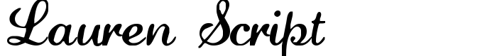 шрифт Lauren Script