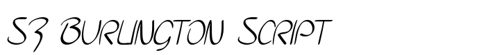 скачать шрифт SF Burlington Script предпросмотр шрифта SF Burlington Script