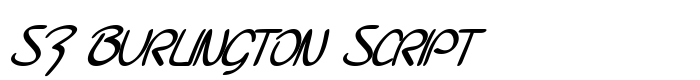 скачать шрифт SF Burlington Script предпросмотр шрифта SF Burlington Script