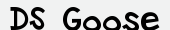 шрифт DS Goose