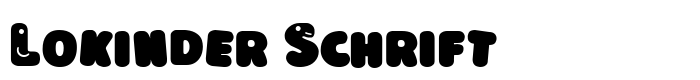 скачать шрифт Lokinder Schrift предпросмотр шрифта Lokinder Schrift