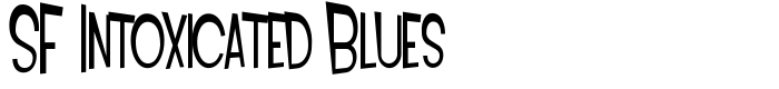 скачать шрифт SF Intoxicated Blues предпросмотр шрифта SF Intoxicated Blues