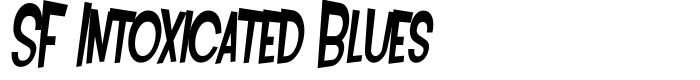 скачать шрифт SF Intoxicated Blues предпросмотр шрифта SF Intoxicated Blues