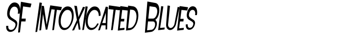 скачать шрифт SF Intoxicated Blues предпросмотр шрифта SF Intoxicated Blues
