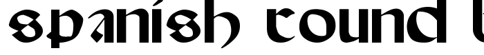 предпросмотр шрифта Spanish Round Bookhand, 16th c.