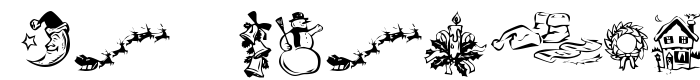 скачать шрифт KR Christmas Dings 2004 предпросмотр шрифта KR Christmas Dings 2004