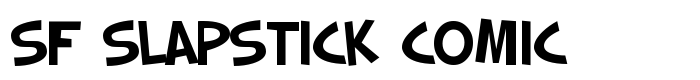 скачать шрифт SF Slapstick Comic предпросмотр шрифта SF Slapstick Comic