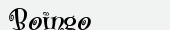 шрифт Boingo