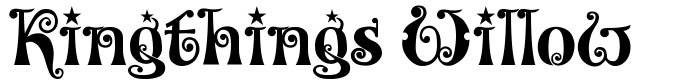 шрифт Kingthings Willow