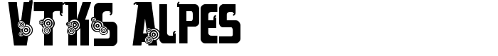 скачать шрифт VTKS Alpes предпросмотр шрифта VTKS Alpes