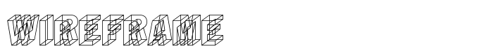 шрифт Wireframe