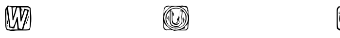 скачать шрифт Woodcutted Caps предпросмотр шрифта Woodcutted Caps