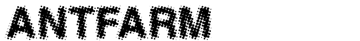 шрифт Antfarm