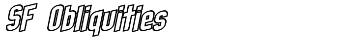 скачать шрифт SF Obliquities предпросмотр шрифта SF Obliquities