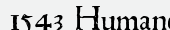шрифт 1543 Humane Jenson