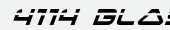 шрифт 4114 Blaster Laser Italic
