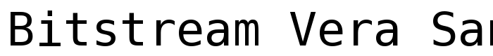 скачать шрифт Bitstream Vera Sans Mono предпросмотр шрифта Bitstream Vera Sans Mono