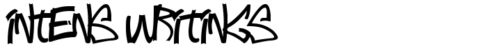 скачать шрифт Intens Writings предпросмотр шрифта Intens Writings