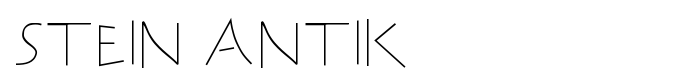 скачать шрифт Stein Antik предпросмотр шрифта Stein Antik