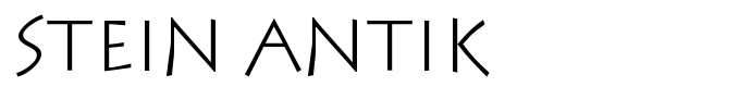 скачать шрифт Stein Antik предпросмотр шрифта Stein Antik