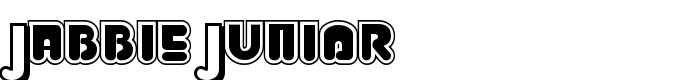 шрифт Jabbie Junior